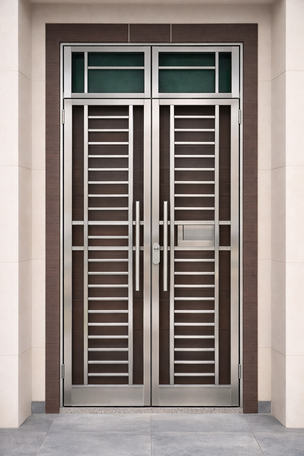 Double Door Steel Gate