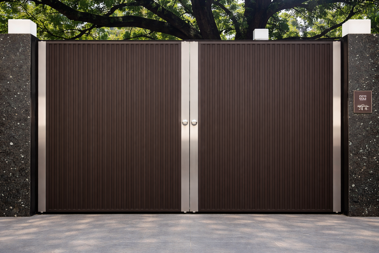 Aluminium Door Profile Gate - Image 2